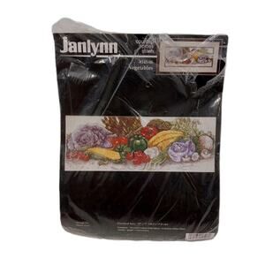 1995 Janlynn Vegetable Counted Cross Stitch Kit Helen Paul 14-count Aida #145-06